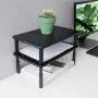 Hippo & Frog Metal Desk Dual Monitor Stand Riser, 3 Height Adjustable, 2 Packs