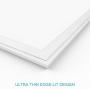 Luxrite LED Light Panel, 2x2 FT, 40W, 3000K Soft White, 4000 Lumens, 24x24 Inch LED Flat Panel, 0-10V Dimmable, DLC Listed, UL Listed, Pack of 2