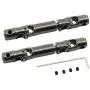 Tongina Metal Upgrade Centre Drive Shaft Dogbone for WPL D12 1:16 B14 B16 B24 1/16 C14 C24 C34 and for Henglong 1:16 Truck DIY RC Truck Parts Titanium - 2pcs Titanium