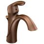 MOEN 6400ORB Eva Collection One Handle Single Hole Bathroom Sink Faucet with Optional Deckplate, 1 count, Oil Rubbed Bronze