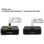TIKROUND Original Youngtown 12888 Movement for Clock Repair Replacement 37/64 inch Shaft Length 7mm Thread Length (NO Hands)