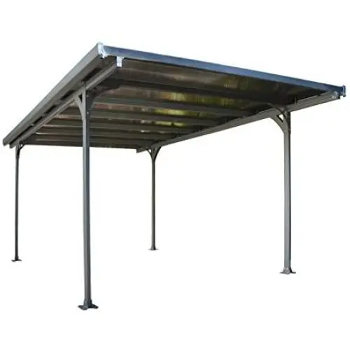 Palram Verona 5000 Carport and Patio Cover, 16 x 10 x 7 Palram Verona 5000 Carport and Patio Cover, 16 x 10 x 7