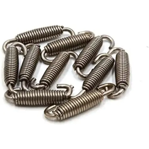 uxcell 10pcs Silver Tone Motorcycle Exhaust Pipe Muffler Springs Swivel Hooks uxcell 10pcs Silver Tone Motorcycle Exhaust Pipe Muffler Springs Swivel Hooks