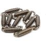 uxcell 10pcs Silver Tone Motorcycle Exhaust Pipe Muffler Springs Swivel Hooks