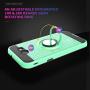 Galaxy J3 Emerge/J3 Eclipse/J3 Prime/J3 Mission/Luna Pro/Sol 2/Express Prime 2 Case with HD Screen Protector,YmhxcY 360 Degree Rotating Ring & Bracket Back Cover for Samsung J3 2017-ZH Mint