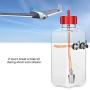 SUNWOW RC Engine Gas Fuel Tank, Remote Control Model Accessory Parts Transparent Plastic Fuel Tank for RC Airplane(300ml(15-26ccFor Aircraft))