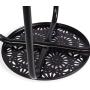 dar Living Daisy Metal Stool, Black (2-Pack)