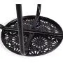 dar Living Daisy Metal Stool, Black (2-Pack)