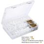 Gelibo Double Sided Letter Board with 750 Precut White & Gold Letters,Months & Days & Extra Cursive Words, Wall & Tabletop Display, Letter Organizer 10x10in