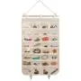 BB Brotrade Hanging Jewelry Organizer,Single Side 32 Clear PVC Pockets Wall Jewelry Storage with 2 Metal Hooks for Holding Jewelries (Beige) BB Brotrade Hanging Jewelry Organizer,Single Side 32 Clear PVC Pockets Wall Jewelry Storage with 2 Metal Hooks for Holding Jewelries (Beige)