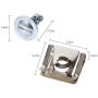 Engine Cover Screw Clips, Metal Car Engine Protection Trim Pin Clip, Undertray Cover Clips Kit, 10 Sets, 8D0805121