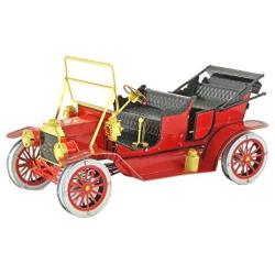 Fascinations Metal Earth Red Ford 1908 Model T 3D Metal Model Kit