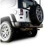 Bestauto Rear Bumper 10th Anniversary Style Rear Bumper Metal Rear Bumper Kit For 2007-2018 Jeep JK Wrangler Rubicon
