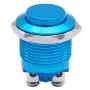 Twidec / 16mm Waterproof Blue Metal Shell Momentary Raised Top Push Button Switch 3A/12~250V SPST 1NO Start Button for car Modification Switch（Quality Assurance for 1 Years） M-16-BU-G