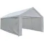 Abba Patio Extra Large Heavy Duty Carport with Removable Sidewalls Portable Garage Car Canopy Boat Shelter Tent for Party, Wedding, Garden Storage Shed 8 Legs, 12 x 20 Feet,White Abba Patio Extra Large Heavy Duty Carport with Removable Sidewalls Portable Garage Car Canopy Boat Shelter Tent for Party, Wedding, Garden Storage Shed 8 Legs, 12 x 20 Feet,White