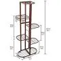 Moutik Garden Display Planter Stand:Metal Rack 6 Tier 7 Potted Multiple Shelving Unit Pot Hold Living Room Plant Stand for Patio Garden Balcony Standing Indoor Outdoor Bronze Moutik Garden Display Planter Stand:Metal Rack 6 Tier 7 Potted Multiple Shelving Unit Pot Hold Living Room Plant Stand for Patio Garden Balcony Standing Indoor Outdoor Bronze