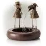 Alpine Corporation NCY356 Metal Toucan Outdoor Water Fountain for Garden, Patio, Deck, Porch-Yard Art Decor, 20-Inch Tall, Brown Alpine Corporation NCY356 Metal Toucan Outdoor Water Fountain for Garden, Patio, Deck, Porch-Yard Art Decor, 20-Inch Tall, Brown