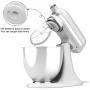 5QT Flex Edge Beater for KitchenAid Bowl-Lift Stand Mixer,5 Quart Flat Beater Blade Replacement Asseccories Attachments with Flexible Silicone Edge Bowl Scraper