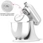 5QT Flex Edge Beater for KitchenAid Bowl-Lift Stand Mixer,5 Quart Flat Beater Blade Replacement Asseccories Attachments with Flexible Silicone Edge Bowl Scraper