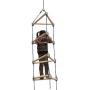 Swing-N-Slide NE 3023 Triangle Rope Ladder Swing Set Climbing Attachment with Ground Anchors, Brown Swing-N-Slide NE 3023 Triangle Rope Ladder Swing Set Climbing Attachment with Ground Anchors, Brown