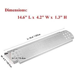 BBQ-Element Grill Heat Plate Shield for Nexgrill 720-0830H, 720-0888N, 720-0888, 720-0864, 720-0896B, Stainless Steel Gas Grill Heat Tent, Burner Cover, Flame Tamer for Members Mark 720-0882D