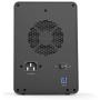 ORICO 5 Bay USB 3.0 to SATA External Hard Drive Enclosure Support 80TB, 2.5/3.5 inch HDD SSD Enclosure Built-in 150W Power/Dual Chip for Enterprise Data Storage Backup, Server Expansion (No RAID)