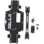 Prettyia 1 Set Metal Chassis for WLtoys P929 P939 K979 K989 K999 K969 1/28 RC Car Crawler