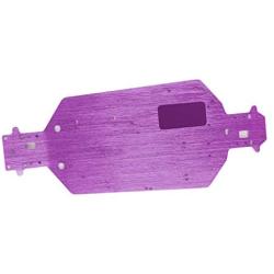 freneci Metal Chassis Plate Replacement for RC 1/10 HSP 94103 94123 Truck Off Road Buggy Upgrade Parts (Blue) - Blue