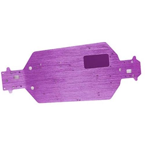 freneci Metal Chassis Plate Replacement for RC 1/10 HSP 94103 94123 Truck Off Road Buggy Upgrade Parts (Blue) - Blue