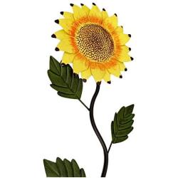 Grace Home Metal Sunflower Garden Stake,Large Sunflower Garden Patio Lawn Yard Stake Metal Sunflower Patio Garden Yard Outdoor Decoration 39H