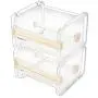 Molshine 2 Pack Transparent Visible Desktop Multi Washi Masking Tape Dispenser,Tape Cutter,Roll Tape Holder (Not Include Masking Tape) (Beige) Molshine 2 Pack Transparent Visible Desktop Multi Washi Masking Tape Dispenser,Tape Cutter,Roll Tape Holder (Not Include Masking Tape) (Beige)
