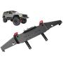 Drfeify Crawler Car Bumper, RC Car Metal Rear Bumper Spare Parts for HPI/TRX-4/SCX10/SCX10 II RC Car(Black)