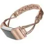 Glebo Compatible with Fitbit Charge 2 Bands for Women, Bing Straps Metal Bracelet Bangle Wristbands Accessories Replacement Bands for Fitbit Charge 2 Band Small Large, Rose Gold Glebo Compatible with Fitbit Charge 2 Bands for Women, Bing Straps Metal Bracelet Bangle Wristbands Accessories Replacement Bands for Fitbit Charge 2 Band Small Large, Rose Gold
