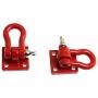 Maxmoral 1 Set Trailer Tow Buckle Hook Winch Shackles Accessories for RC Truck Climber Crawler Climbing Car Trailer Parts