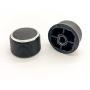 Kerman 2 PC Rear Radio Audio Volume Control Knob Dial Tuner for 07-13 Chevy Tahoe Chevrolet Silverado GMC Acadia Sierra Denali Yukon GM 22912547 Radio Repair Kit Replacement Button.