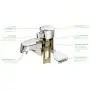 Symmons SLC-6000 SCOT 4 in. Centerset Single Handle Metering Lavatory Faucet in Polished Chrome (0.5 GPM)