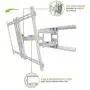 Kanto PDX680W Full Motion Articulating TV Wall Mount for 39-inch to 80-inch TVs Weighing up to 125 Pounds | Integrated Cable Management | Low Profile and 24 in Extension | White Kanto PDX680W Full Motion Articulating TV Wall Mount for 39-inch to 80-inch TVs Weighing up to 125 Pounds | Integrated Cable Management | Low Profile and 24 in Extension | White