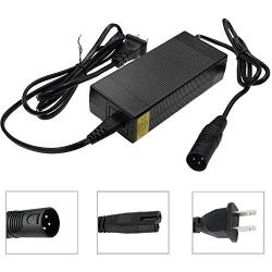 N/C YYHQQBAD 36V 2A Battery Charger Adapter Output 42V 2A Charger Input 100-240 VAC Lithium Li-ion Li-Poly Charger for MX650 10S 36V Electric Bike XLR 3pin Connector