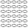 HUIHUIBAO 200 Pieces 8mm Metal Split Rings Nickel Plated Small Key Chain Ring Part for Ornament Crafts and Jewelry Making,Silver HUIHUIBAO 200 Pieces 8mm Metal Split Rings Nickel Plated Small Key Chain Ring Part for Ornament Crafts and Jewelry Making,Silver