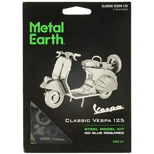 Fascinations Metal Earth Classic Vespa 125 3D Metal Model Kit Fascinations Metal Earth Classic Vespa 125 3D Metal Model Kit