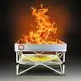 Pop-Up Fire Pit | Portable and Lightweight | Fullsize 24 Inch | Weight 8 lbs. | Never Rust Fire Pit | Included Heat Shield for Leave No Trace Fires (Pop-Up Fire Pit + Heat Shield) Pop-Up Fire Pit | Portable and Lightweight | Fullsize 24 Inch | Weight 8 lbs. | Never Rust Fire Pit | Included Heat Shield for Leave No Trace Fires (Pop-Up Fire Pit + Heat Shield)