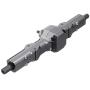 VERBAY Metal Front & Rear Bridge Axle Gear Box for WPL C14 C24 C34 C44 B14 B24 1/16 RC Truck Car Upgrade Parts Accessories