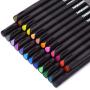 TWOHANDS Note Taking Pens,Fine Point,Journal Planner Pens,Fineliner Ink Pens,Fine Tip Markers for Writing Coloring Drawing, Office School Teacher Student Pen,24 Colors 20420