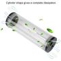 CPU Water Cooler System for PC,Cylinder Water Cooling Tank Heat Sink,50m Diameter & 160mm Long Computer Heat Dissipation Water Cooling Tank 800L/H Water Flow Mini DC Cooling Pump Liquid (160mm)