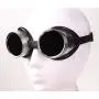 Steampunk Metal Welding Goggles - Dark Tinted Glass Lens with Aluminum Metal and Rubber Lining Steampunk Metal Welding Goggles - Dark Tinted Glass Lens with Aluminum Metal and Rubber Lining