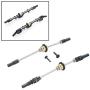 Tongina Upgrade Metal Front Rear Bridge Axle Differential Diff Set for WPL B14 C14 C24 - Metal Differential with Bearing