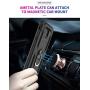 SUSAA Galaxy J7 2018 Case,Samsung Galaxy J7 Aero/J7 Top/J7 Crown/J7 Aura/J7 Refine/J7 Star/J7 Eon Case, 360 Degree Rotating Ring Holder Kickstand Case for Galaxy J7 2018 Black
