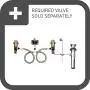 Moen T6420BN Eva Collection Two Handle High-Arc 8-Inch Widespread Bathroom Faucet Valve Required, 0.5, Brushed Nickel Moen T6420BN Eva Collection Two Handle High-Arc 8-Inch Widespread Bathroom Faucet Valve Required, 0.5, Brushed Nickel