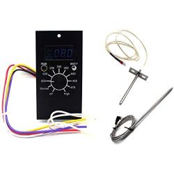 Unifit Digital Temperature Control Panel Kit Universal Replacement Parts for Pit Boss Pellet Smoker Grills Series PB700/340/440/820, with Sensor and Meat Probe