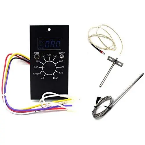 Unifit Digital Temperature Control Panel Kit Universal Replacement Parts for Pit Boss Pellet Smoker Grills Series PB700/340/440/820, with Sensor and Meat Probe Unifit Digital Temperature Control Panel Kit Universal Replacement Parts for Pit Boss Pellet Smoker Grills Series PB700/340/440/820, with Sensor and Meat Probe